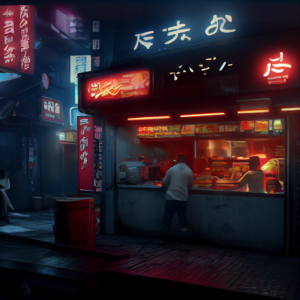 Cyberpunk Tokyo Ramen